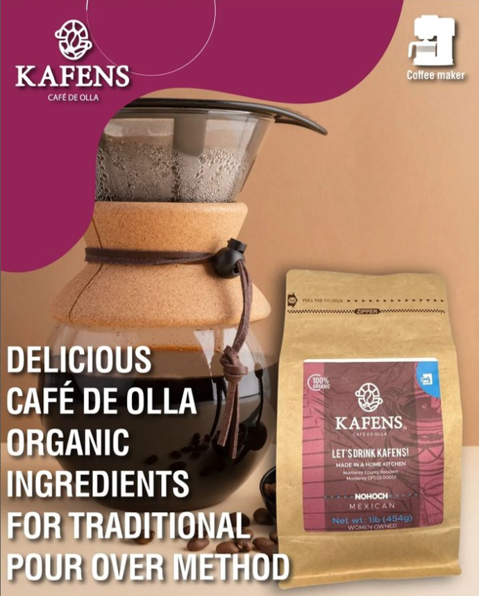 NOHOCH: 1LB Best Mexican Dark Roast Cafe De Olla |Kafens